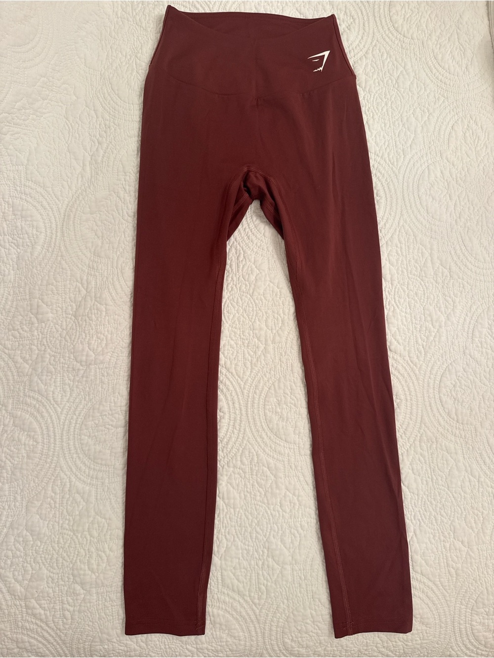 Burgundy Gymshark Leggings